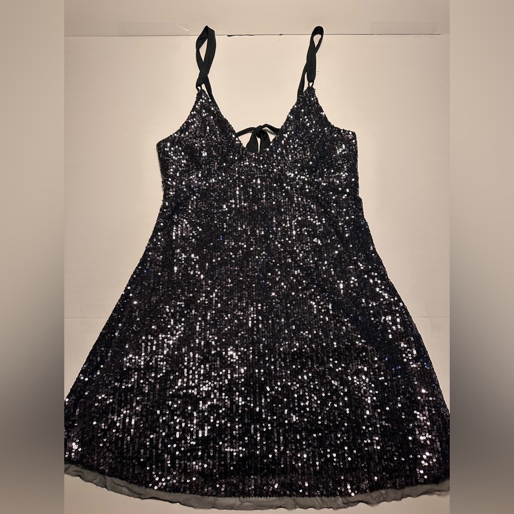 Free People Sequined Mini Dress